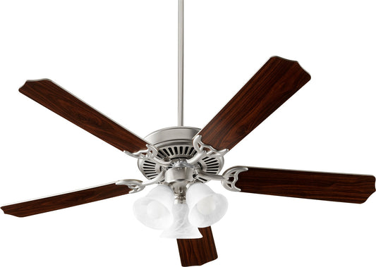 Quorum Capri X 7525-3165 Ceiling Fan - Satin Nickel