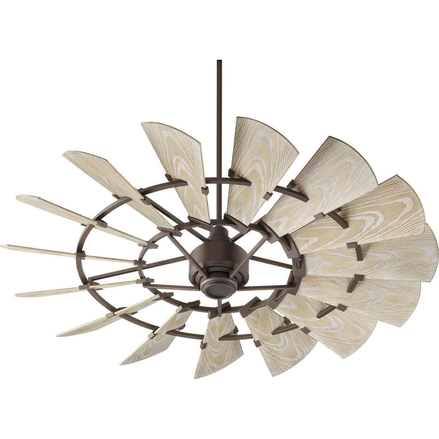 Quorum Windmill 196015-86 Patio Fan - Oiled Bronze