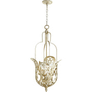 Quorum Le Monde 8192-4-60 Pendant - Aged Silver Leaf