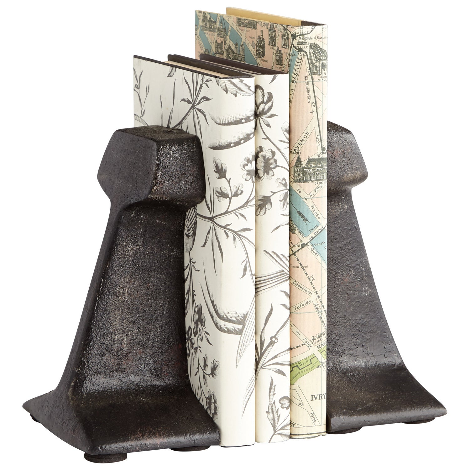 Cyan Design 07230 Smithy Bookends - Zinc - Small