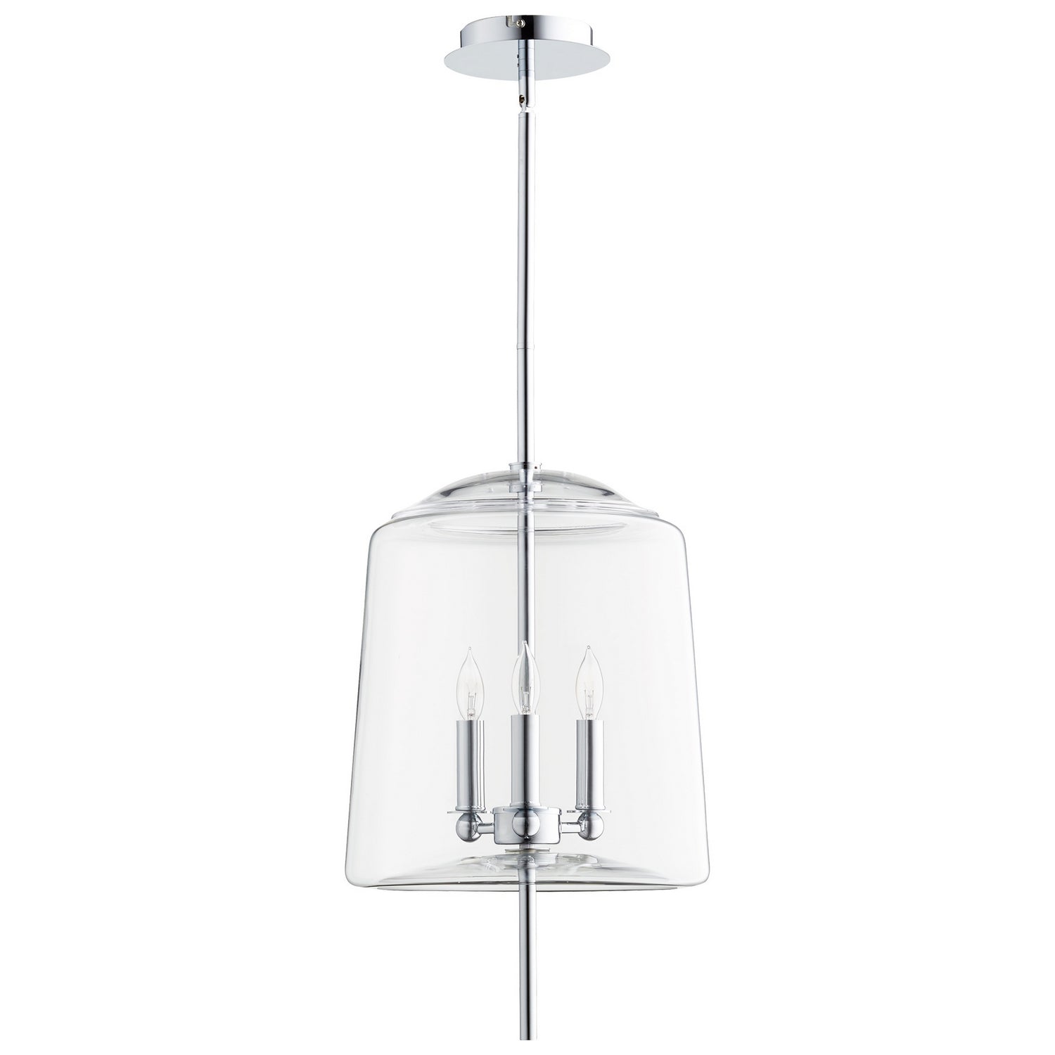 Cyan Design 07591 Lustrous 3-Light Pendant - Chrome