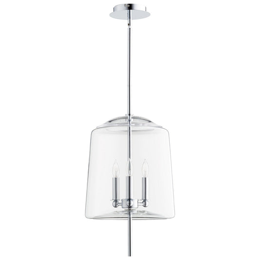 Cyan Design 07591 Lustrous 3-Light Pendant - Chrome