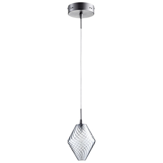 Cyan Design 07605 Beckett Pendant 1-Light - Satin Nickel