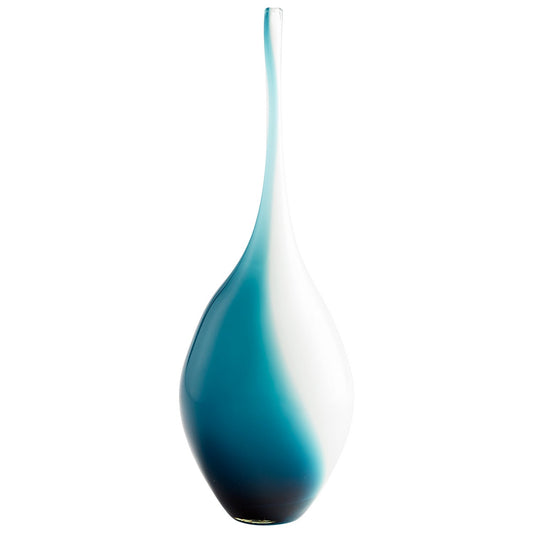 Cyan Design 07831 Swirly Vase - Blue And White - Small