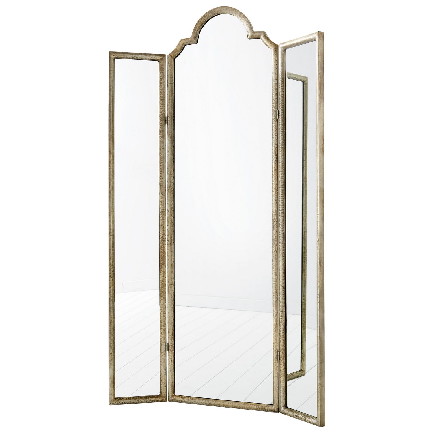 Cyan Design 07940 Percy Floor Mirror - Silver