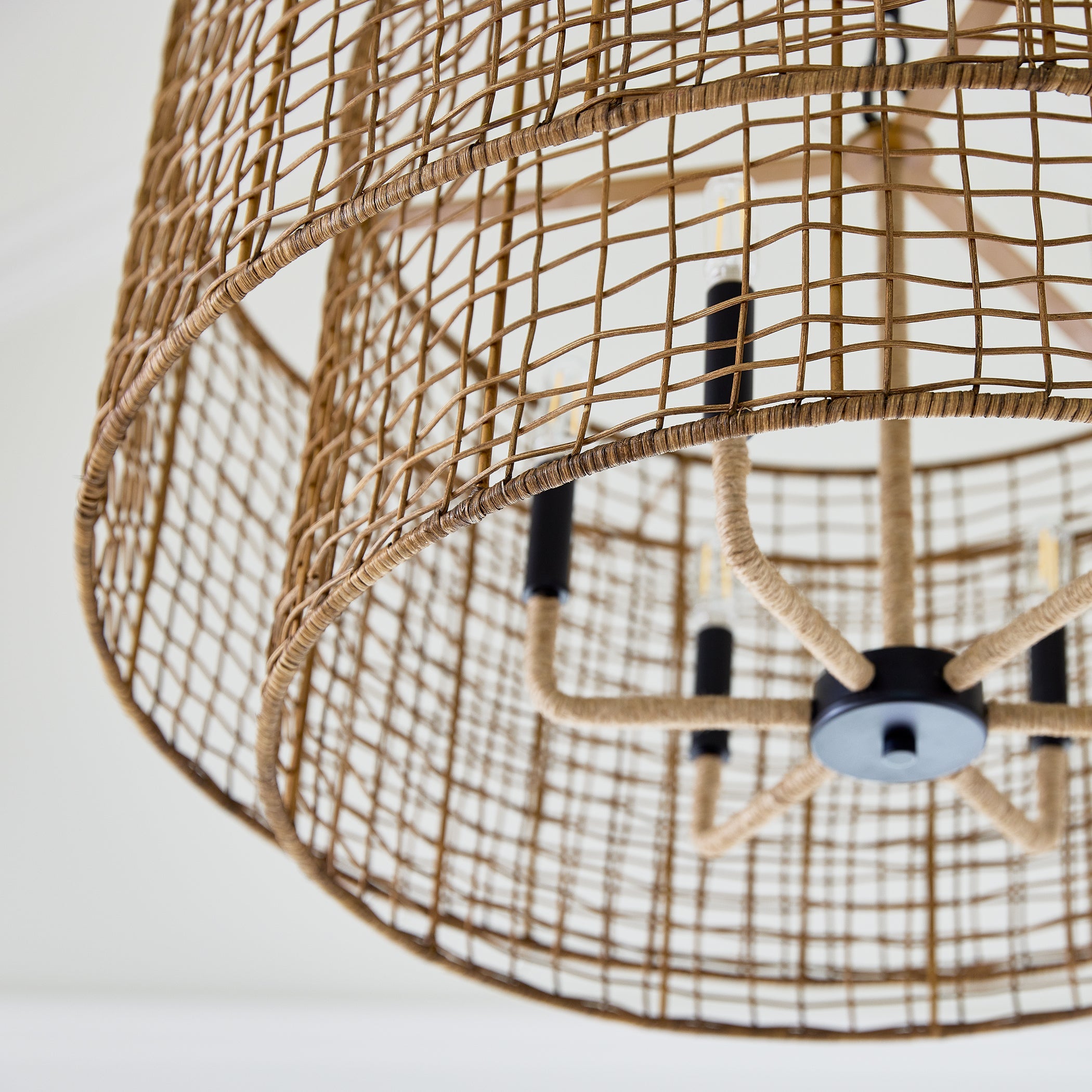 Quorum Abaca 8023-6-59 Pendant - Matte Black