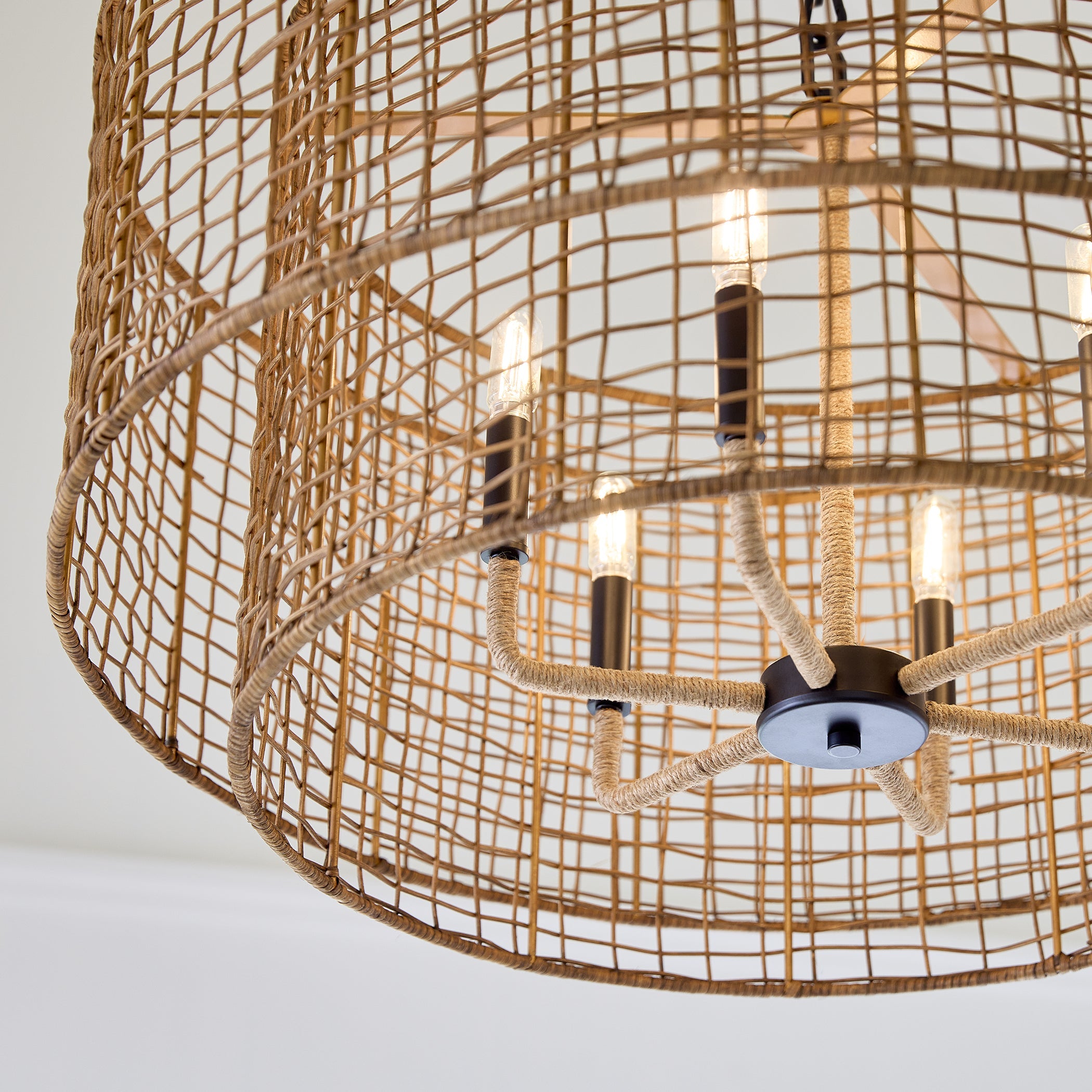 Quorum Abaca 8023-6-59 Pendant - Matte Black