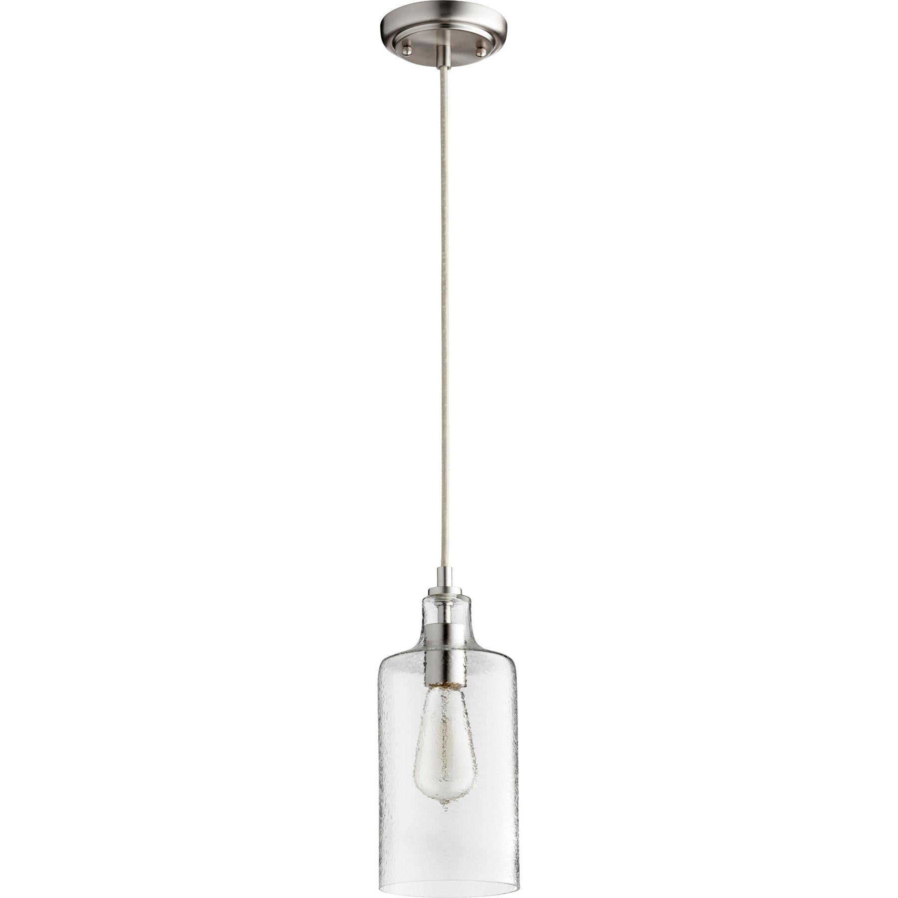 Quorum 8041-65 Pendant - Satin Nickel