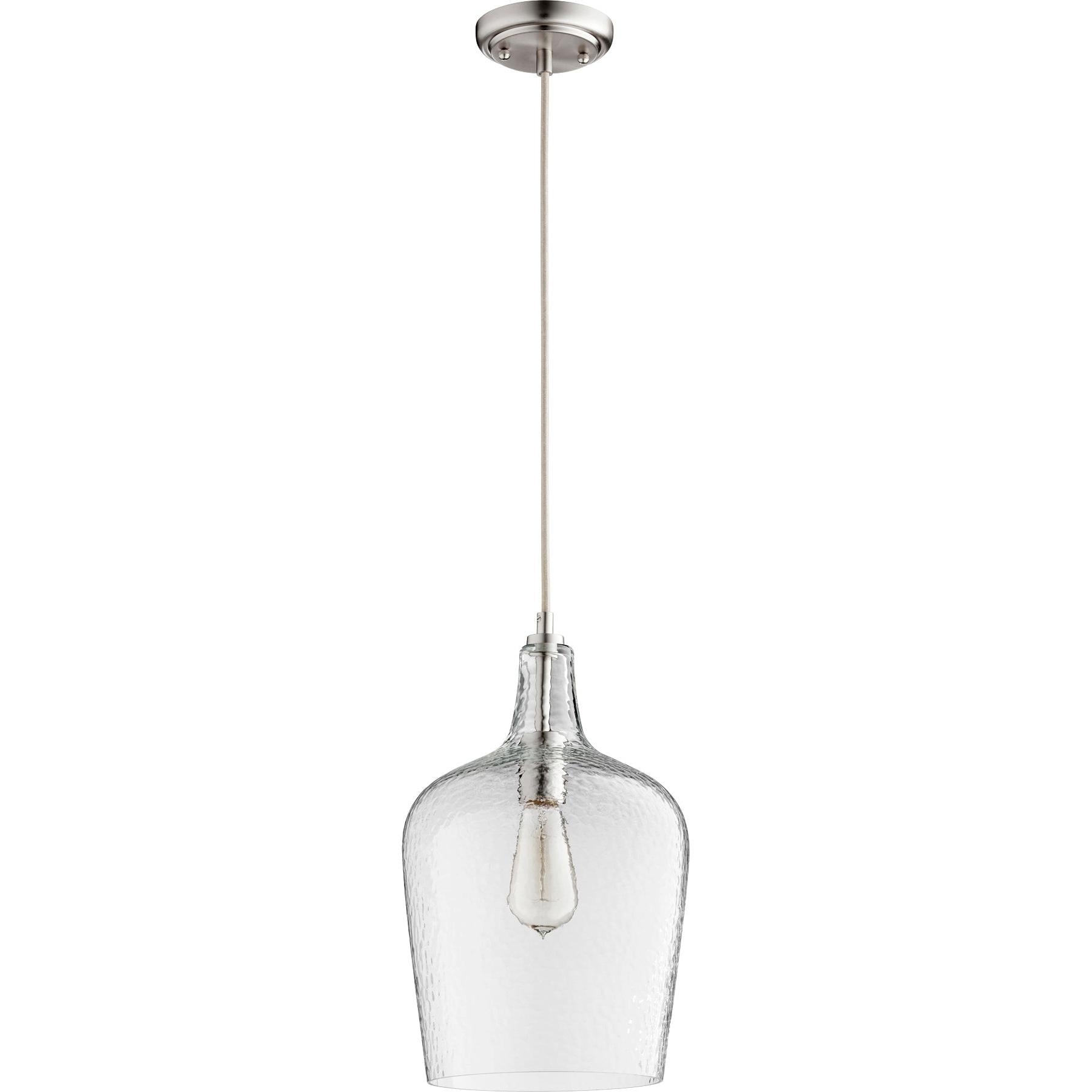 Quorum 8043-65 Pendant - Satin Nickel