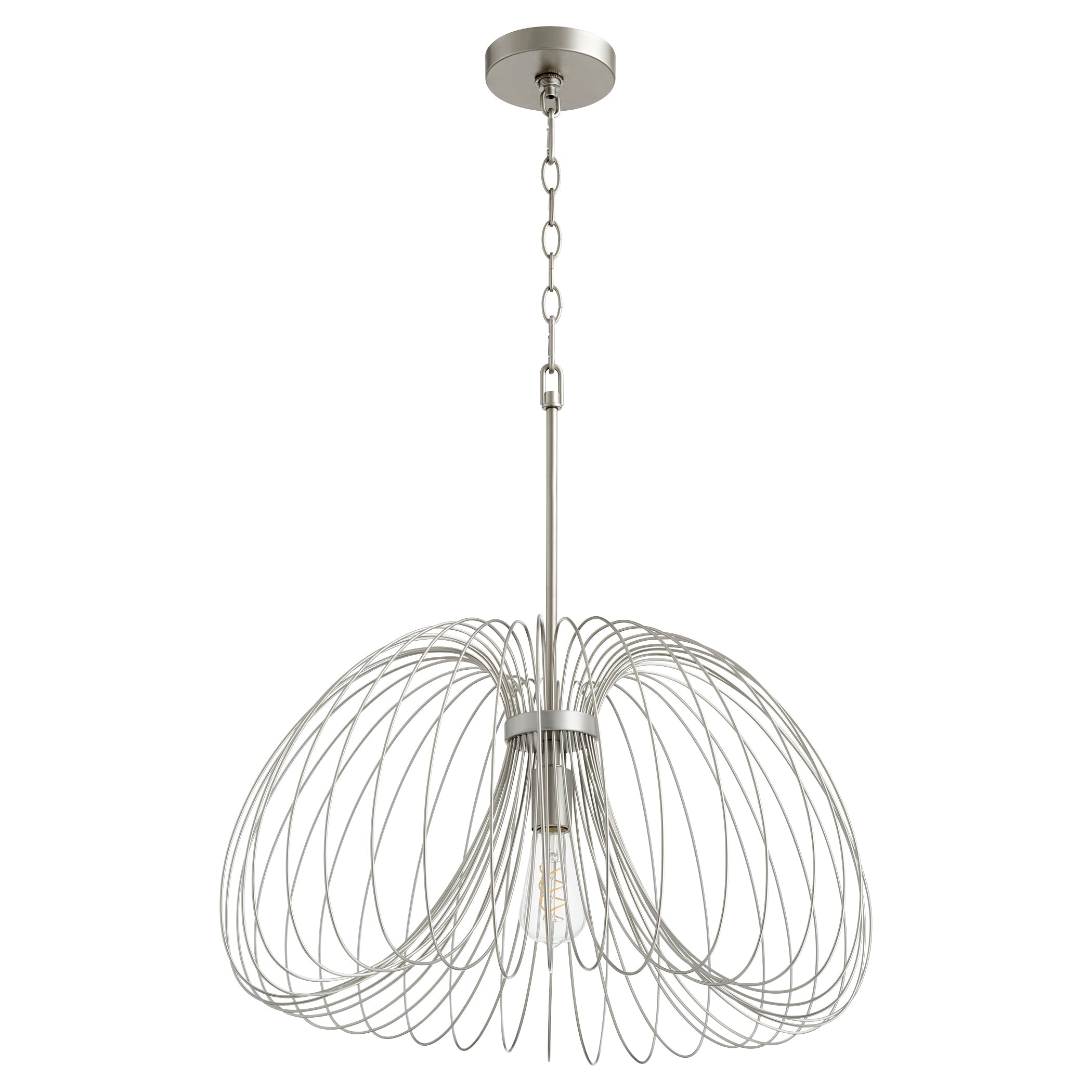Quorum 806-24-63 Pendant - Brushed Silver