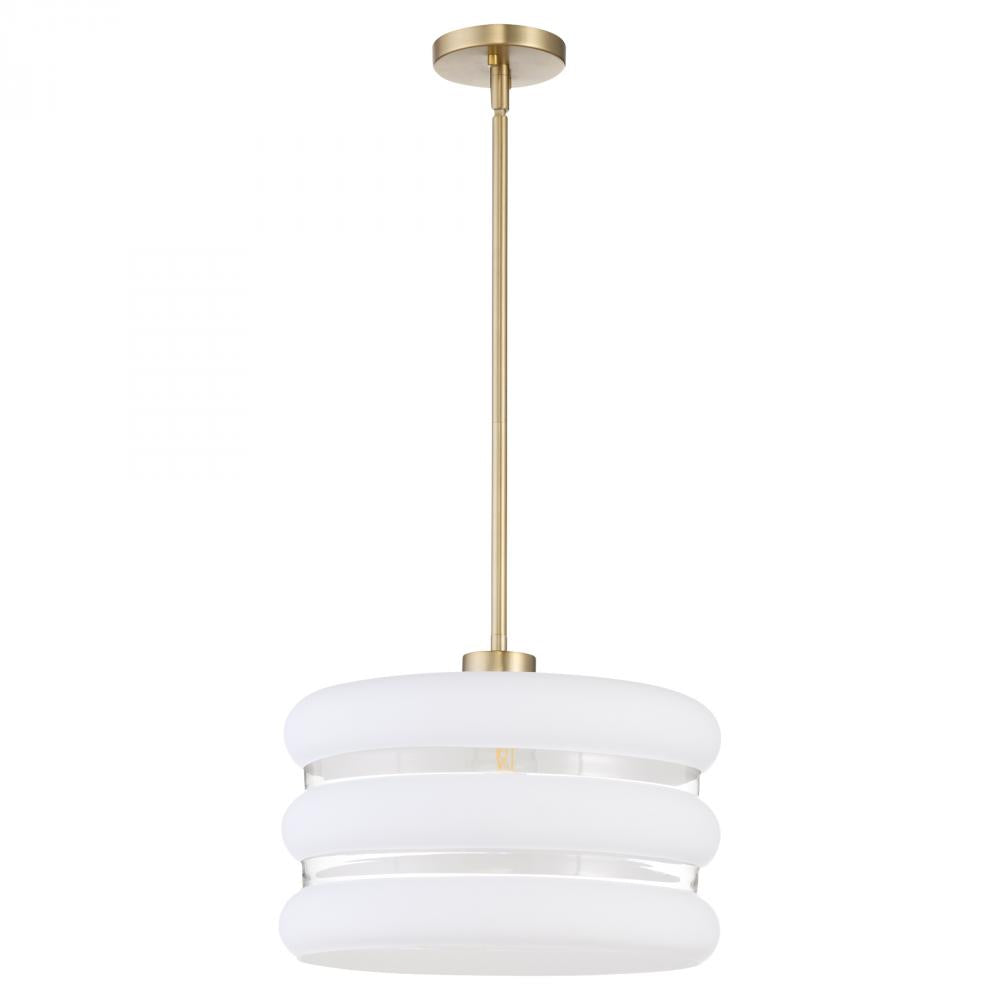 Quorum International CASSINI 806-80 Pendant Contemporary - Aged Brass