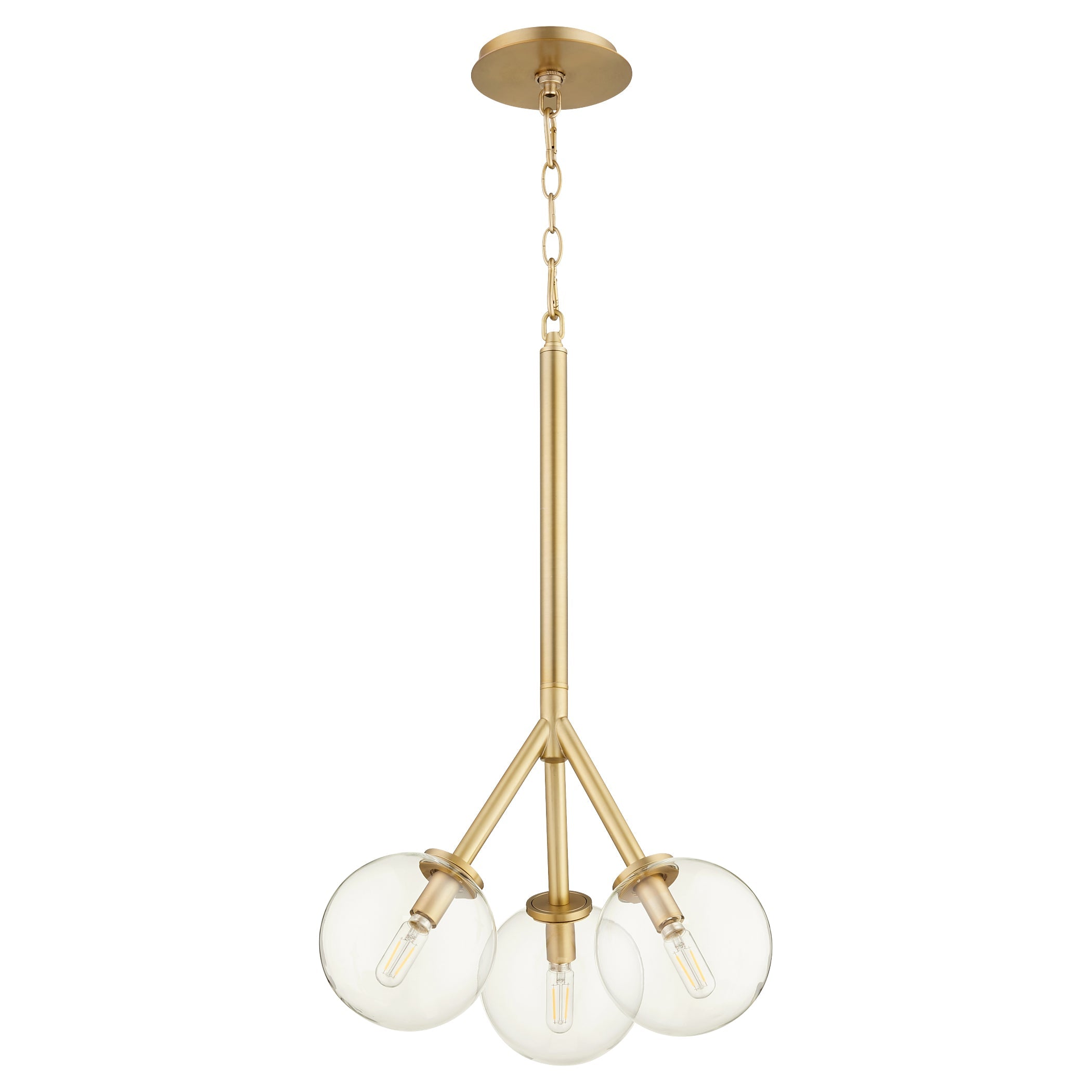 Quorum Rovi 8132-3-80 Pendant - Aged Brass