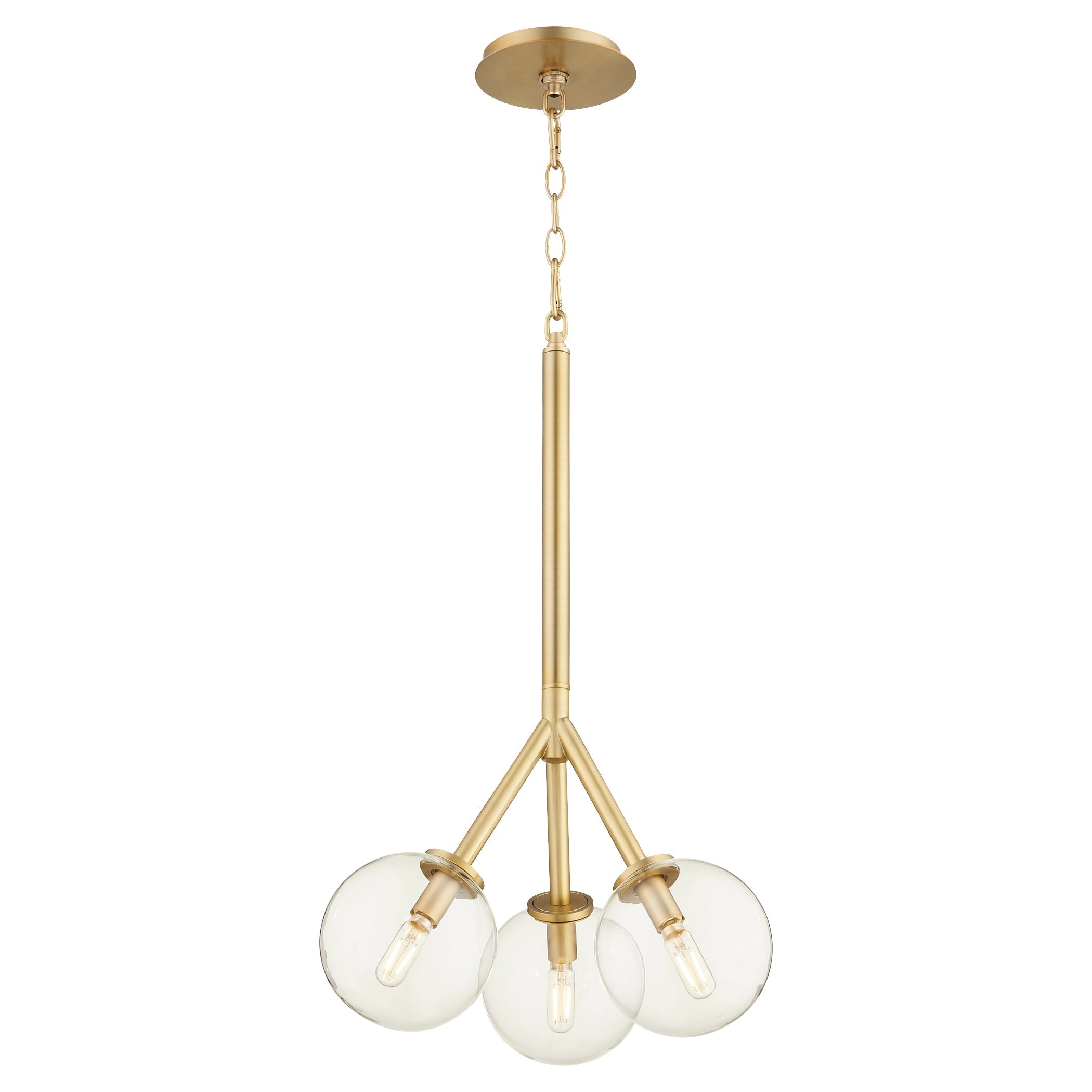Quorum Rovi 8132-3-80 Pendant - Aged Brass
