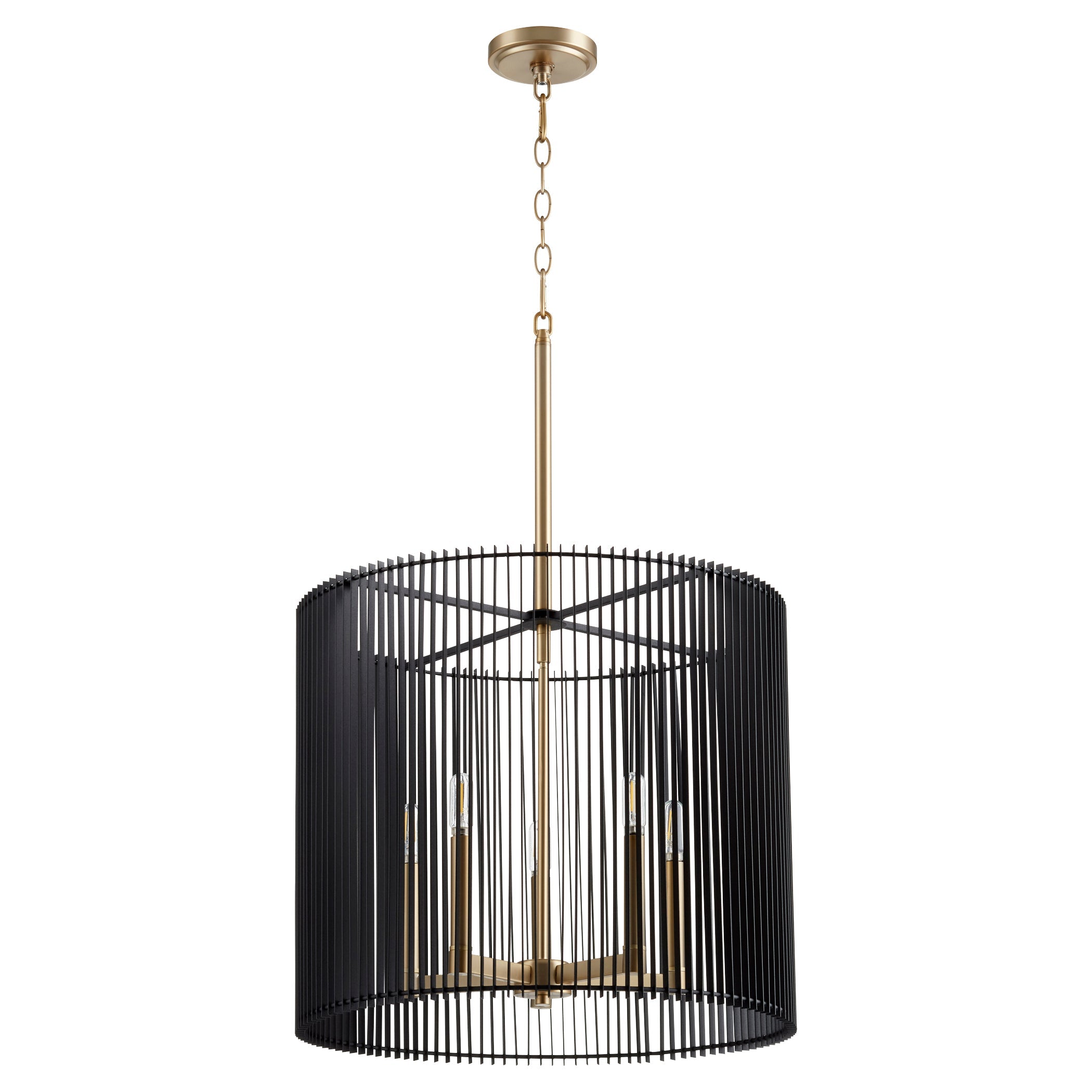 Quorum Finura 819-5-80 Pendant - Aged Brass