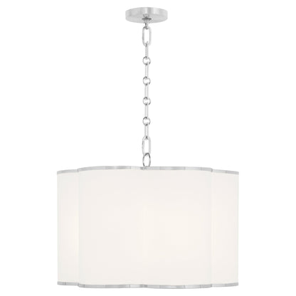 Quorum 8228-4-14 Pendant, UL Damp Rated, Chrome