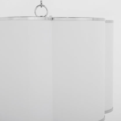 Quorum 8228-4-14 Pendant, UL Damp Rated, Chrome