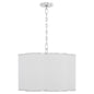 Quorum 8228-4-14 Pendant, UL Damp Rated, Chrome
