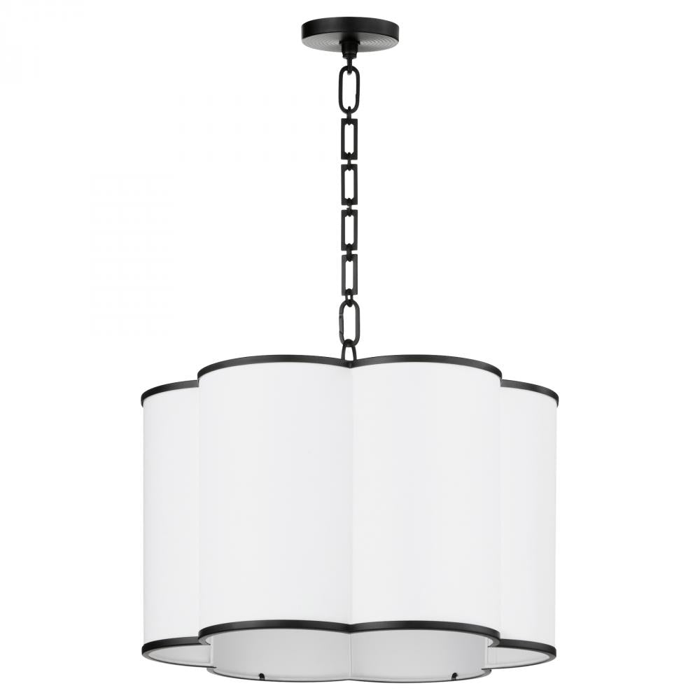 Quorum International WEIR 8228-4-59 Pendant - Matte Black