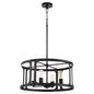 Quorum Colburn 8231-4-59 Pendant, UL Damp Rated, Matte Black