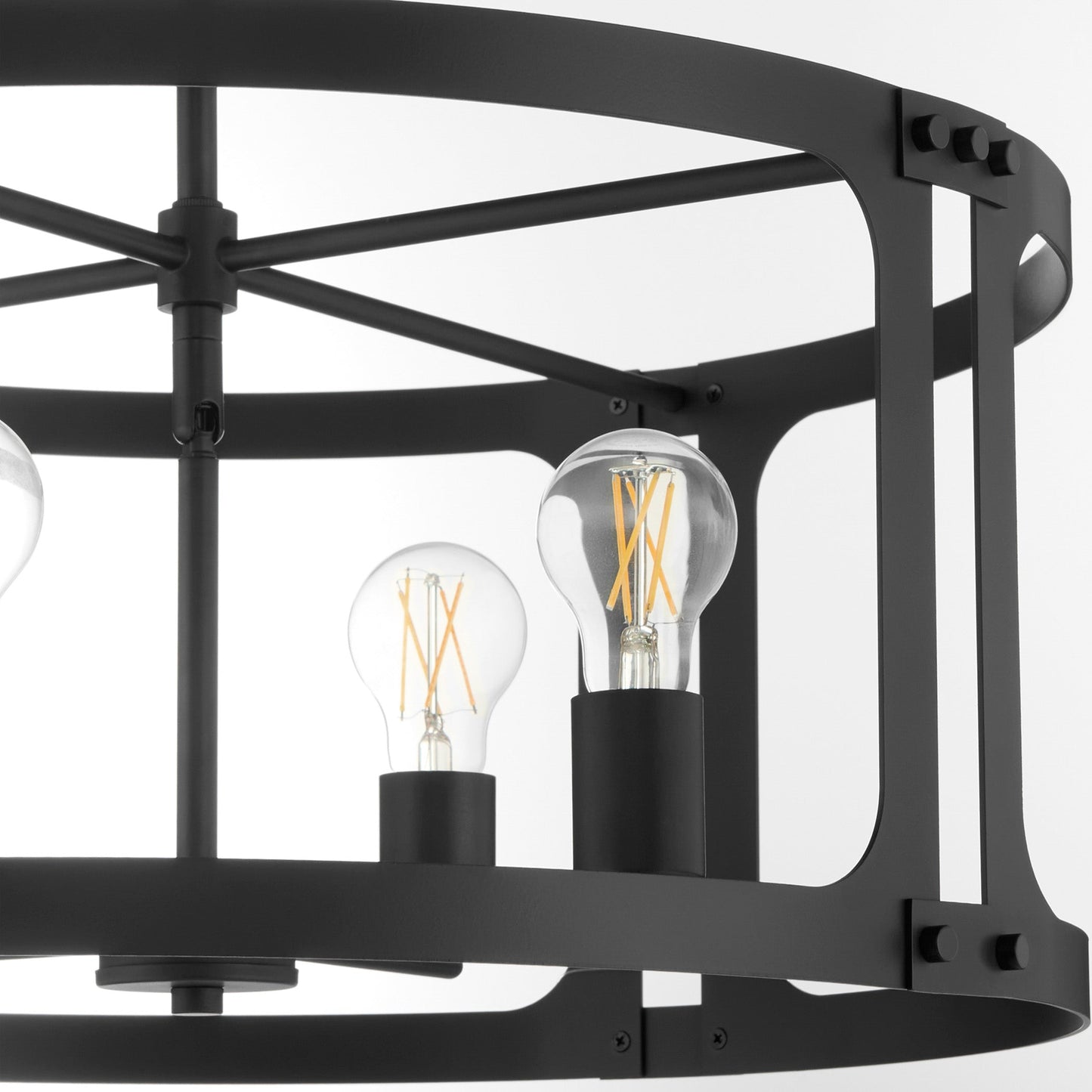Quorum Colburn 8231-4-59 Pendant, UL Damp Rated, Matte Black