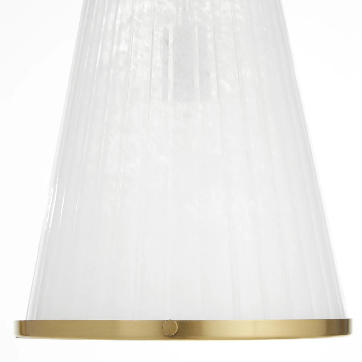 Quorum International PROVIDENCE 8238-11-80 Pendant 11 Inch Milky White Glass Shade Transitional - Aged Brass
