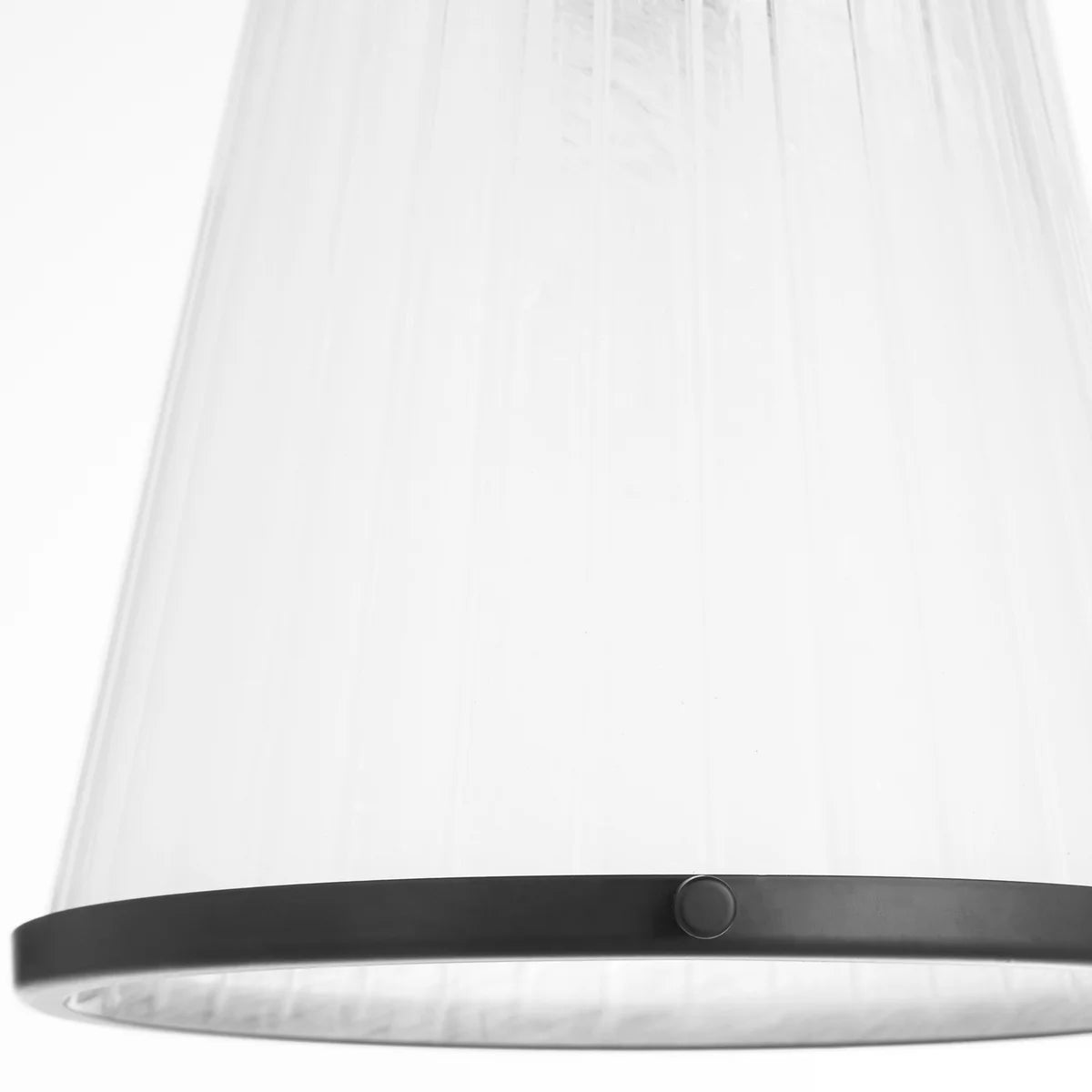 Quorum International PROVIDENCE 8238-13-59 Pendant 13 Inch Milky White Glass Shade Transitional - Matte Black