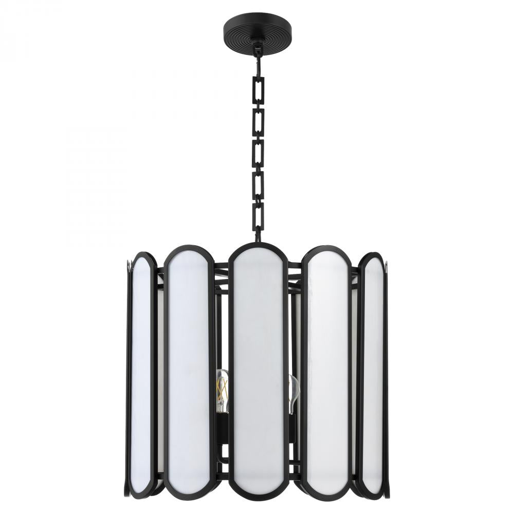 Quorum International BELINDER 824-4-59 Pendant Contemporary - Matte Black