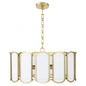 Quorum International BELINDER 824-5-80 Pendant Contemporary - Aged Brass