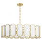 Quorum International BELINDER 824-8-80 Pendant Contemporary - Aged Brass