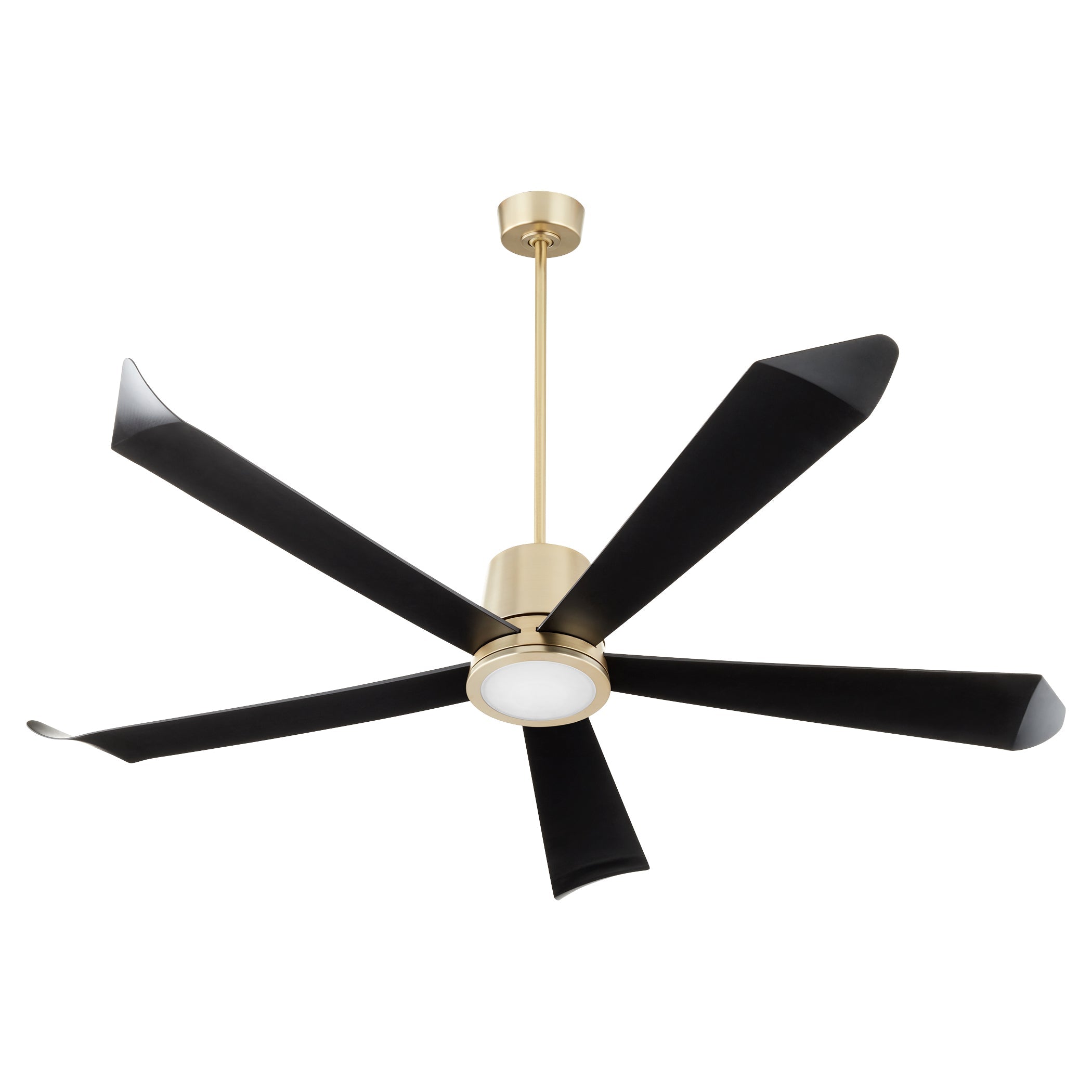 Quorum Rova 82725-80 Patio Fan - Aged Brass