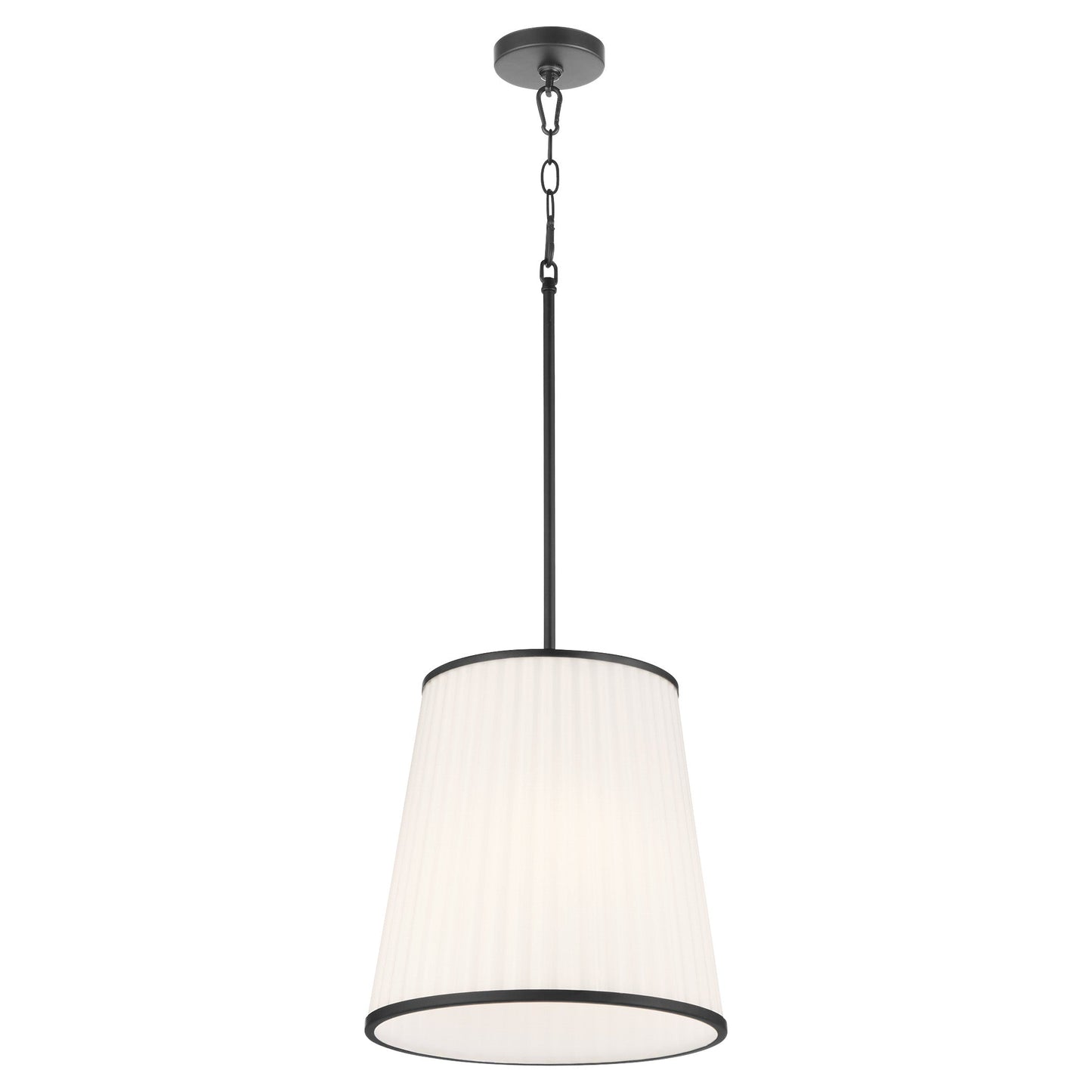 Quorum Marlon 8309-3-59 Pendant, UL Damp Rated, Matte Black