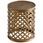 Cyan Design 08228 Alden Side Table - Brushed Brass