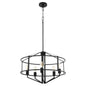 Quorum Tobin 8373-5-59 Pendant, UL Damp Rated, Matte Black
