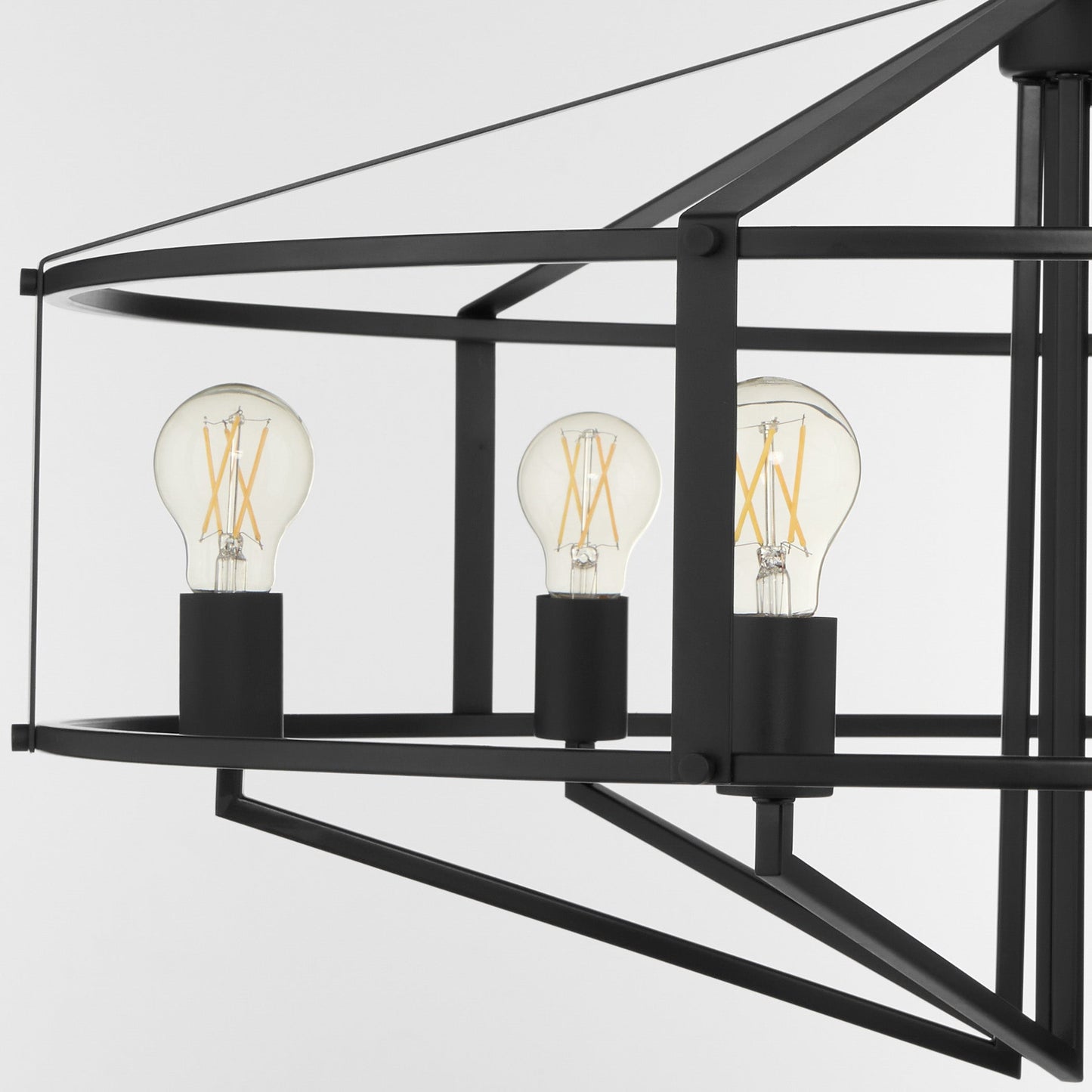 Quorum Tobin 8373-6-59 Pendant, UL Damp Rated, Matte Black