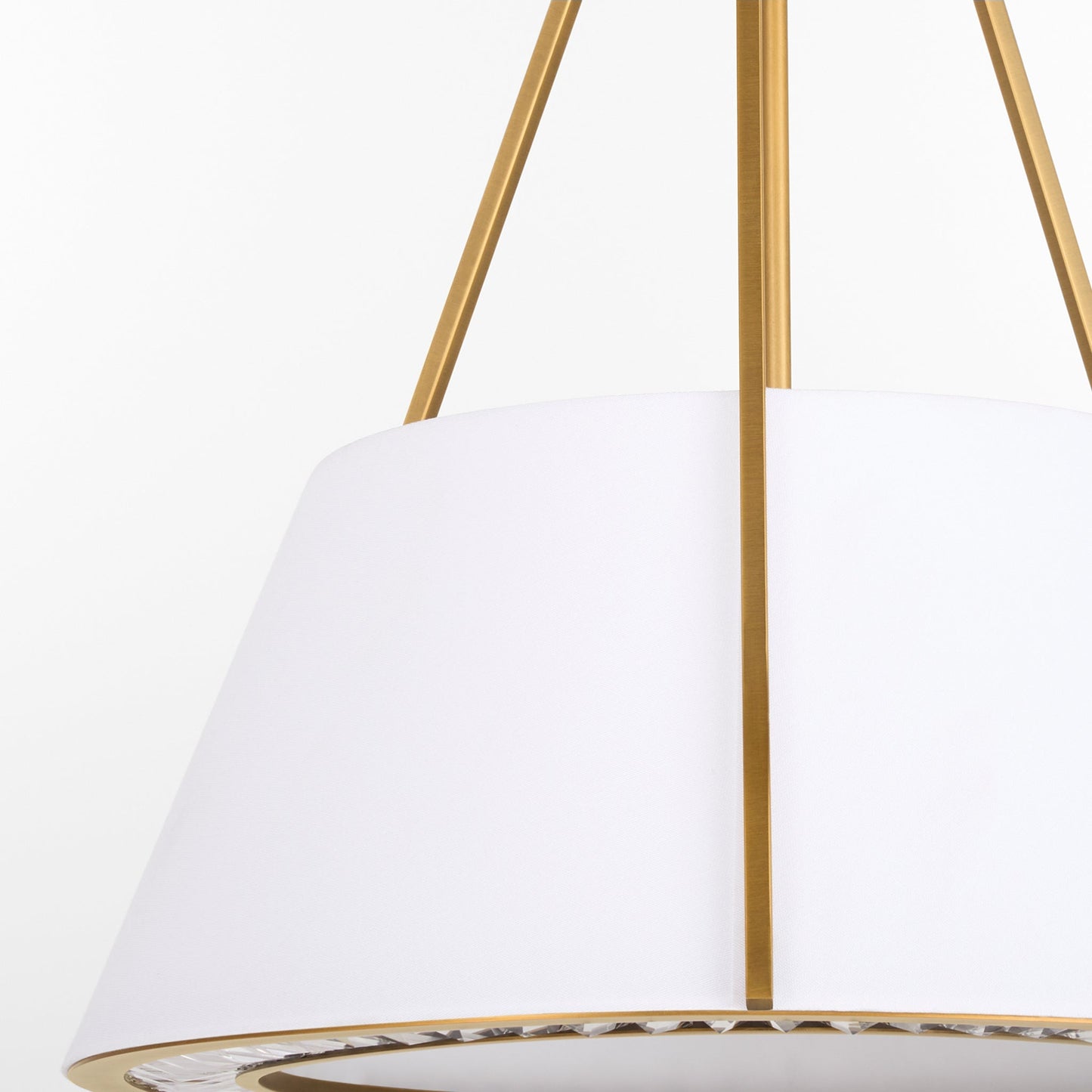 Quorum 8382-4-47 Pendant, UL Damp Rated, Brushed Brass