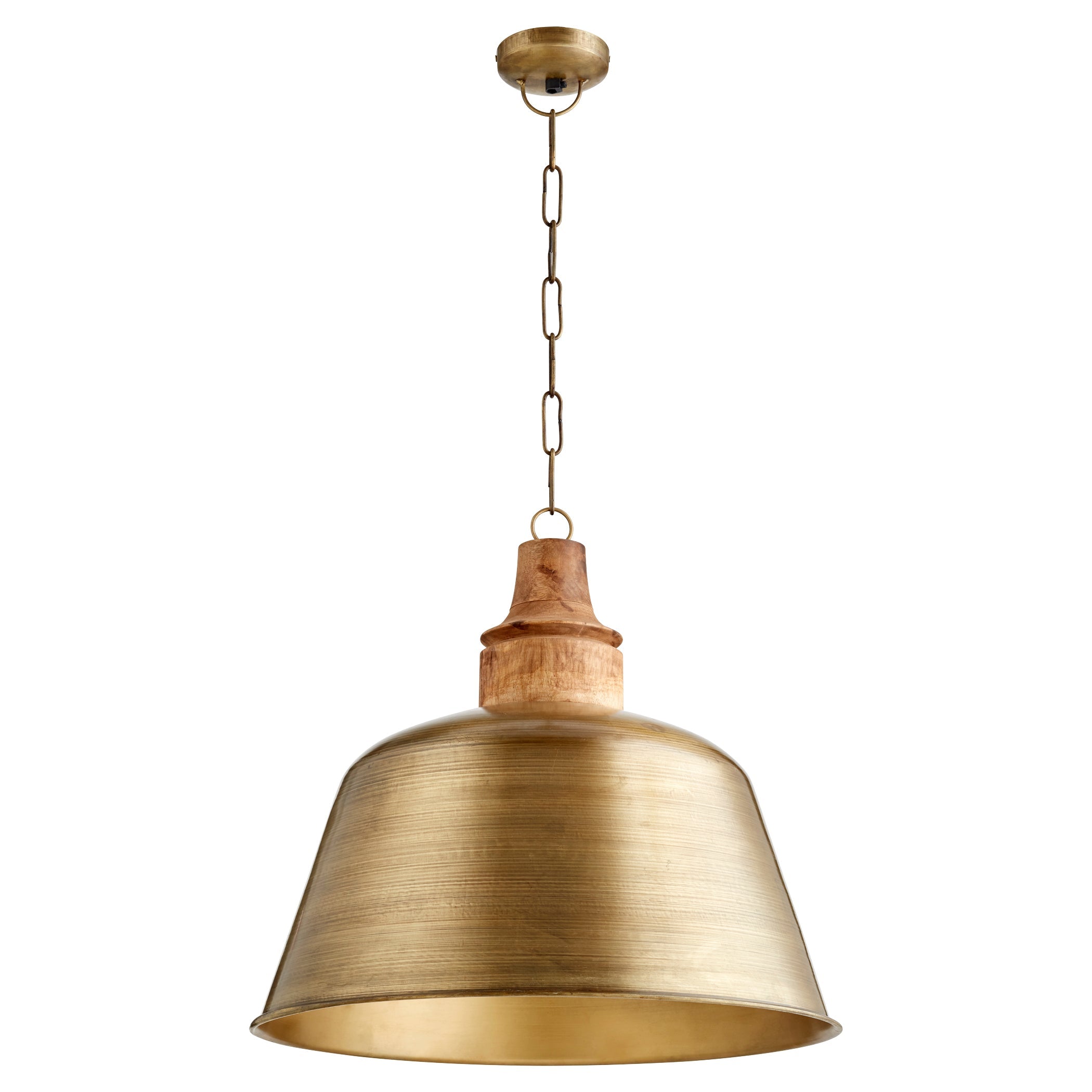 Quorum 84-75 Pendant - Artisan Brass