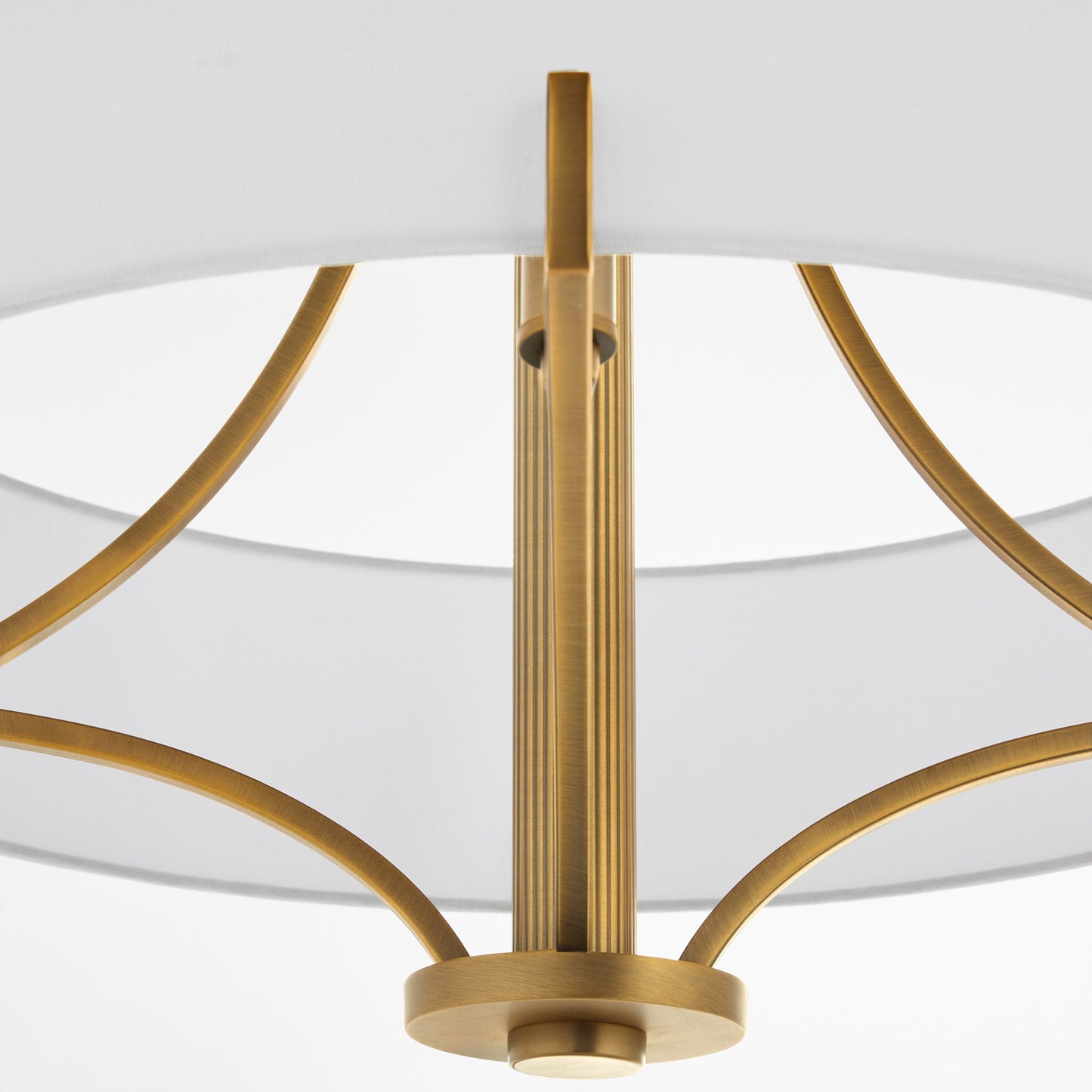 Quorum 841-4-47 Pendant, UL Damp Rated, Brushed Brass
