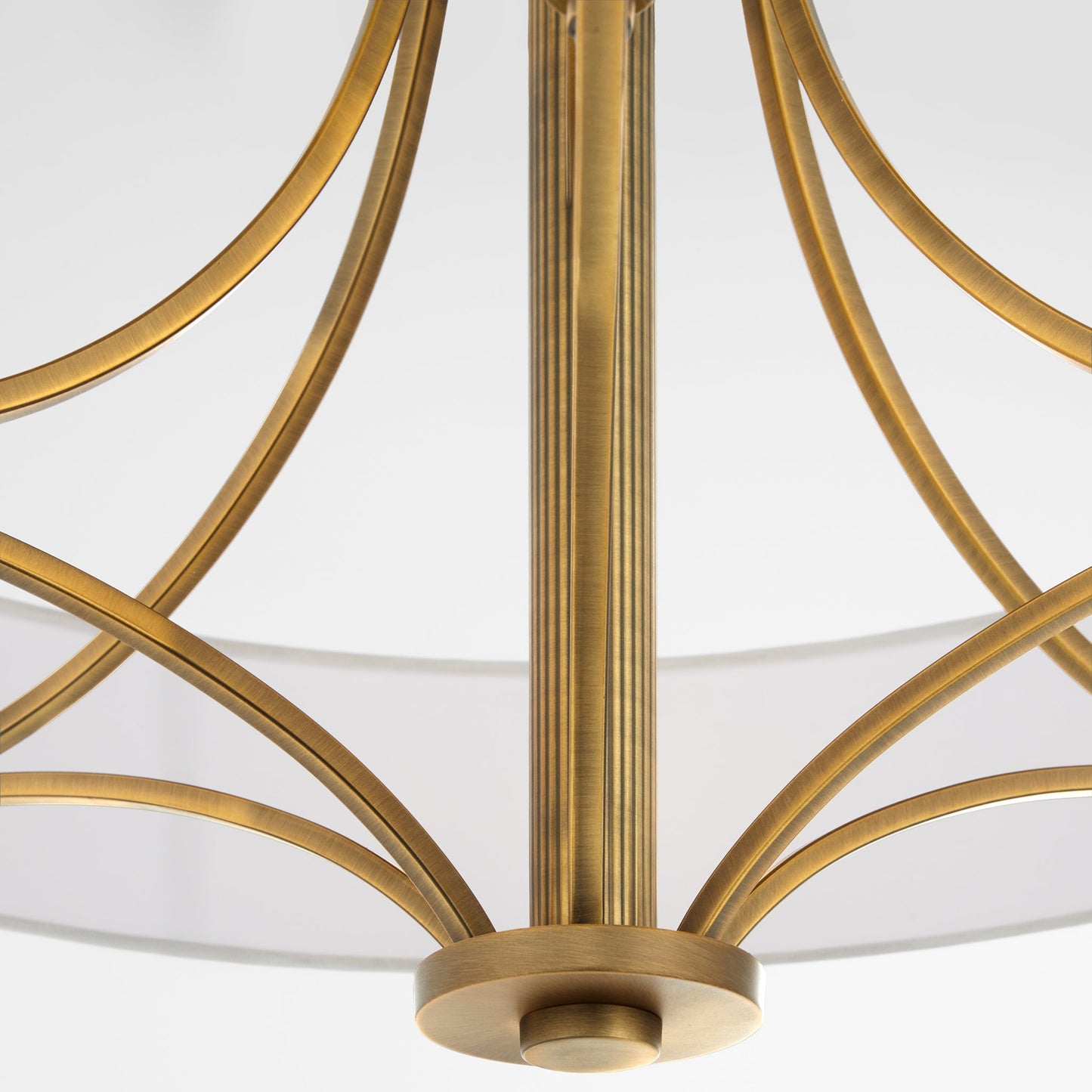 Quorum 841-6-47 Pendant, UL Damp Rated, Brushed Brass