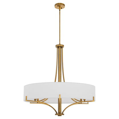Quorum 841-6-47 Pendant, UL Damp Rated, Brushed Brass