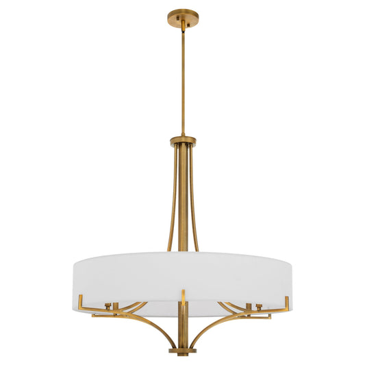 Quorum 841-6-47 Pendant, UL Damp Rated, Brushed Brass