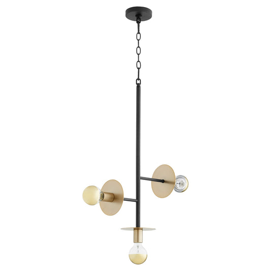 Quorum Voyager 843-3-6980 Pendant - Textured Black Textured Black