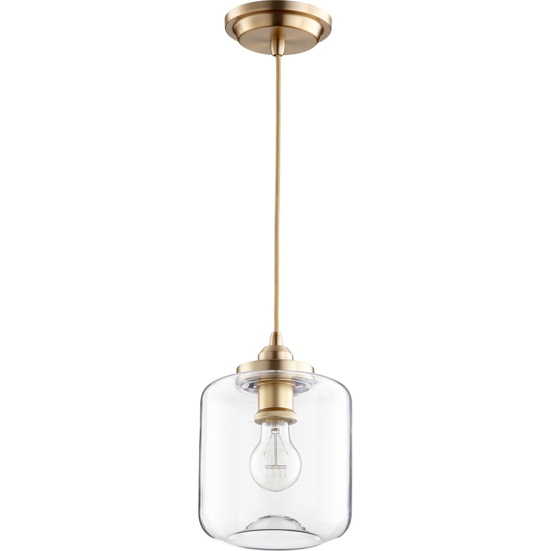 Quorum 845-80 Pendant - Aged Brass