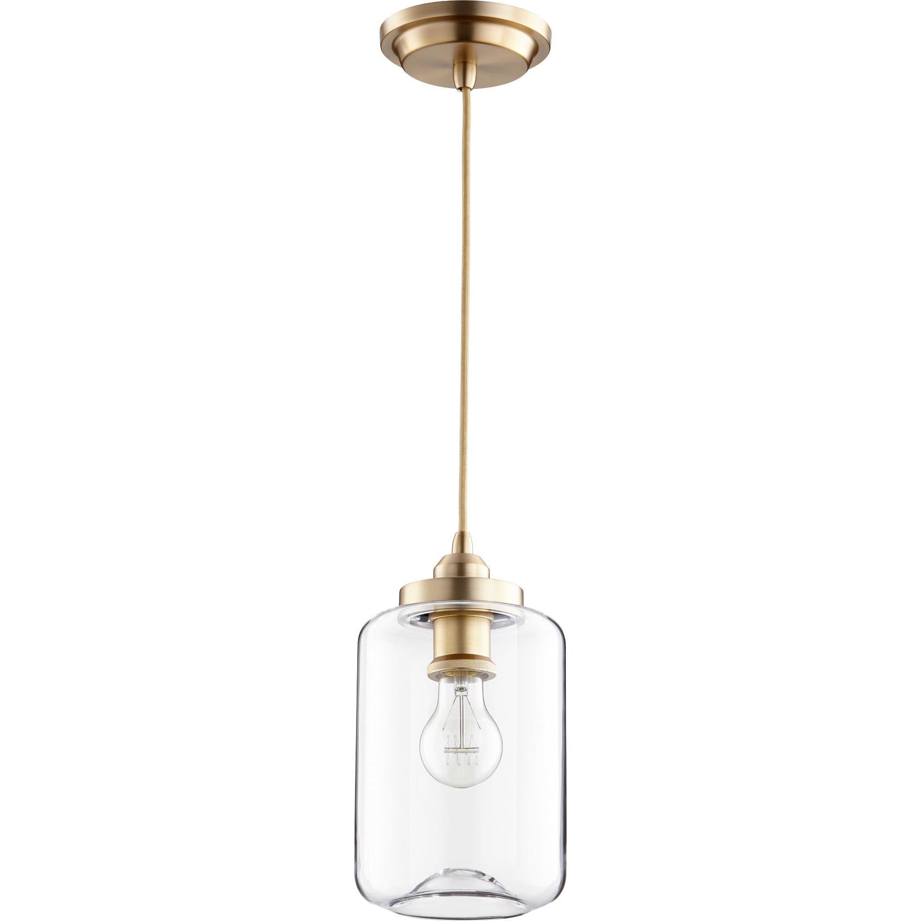 Quorum 846-80 Pendant - Aged Brass