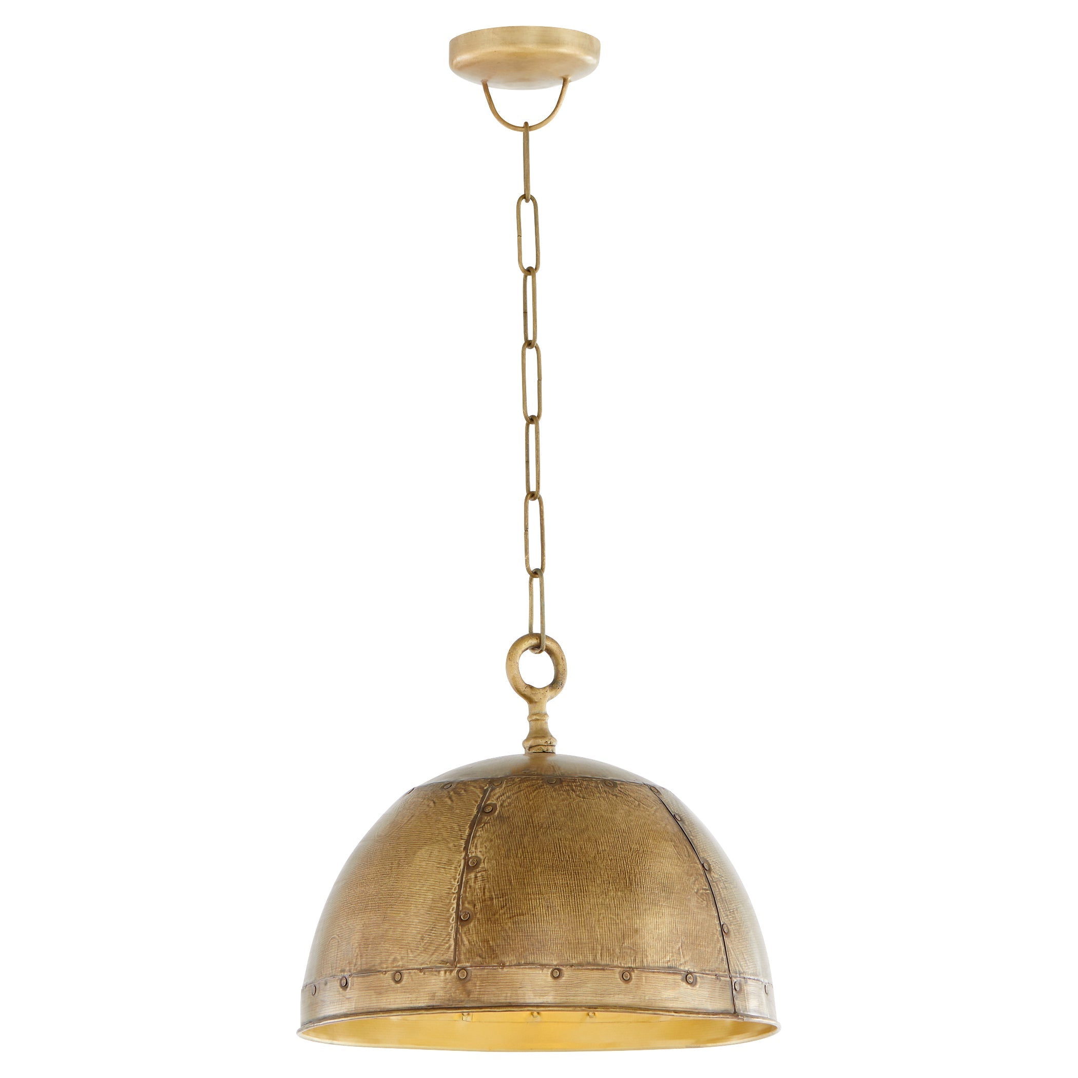 Quorum 85-1-75 Pendant - Artisan Brass