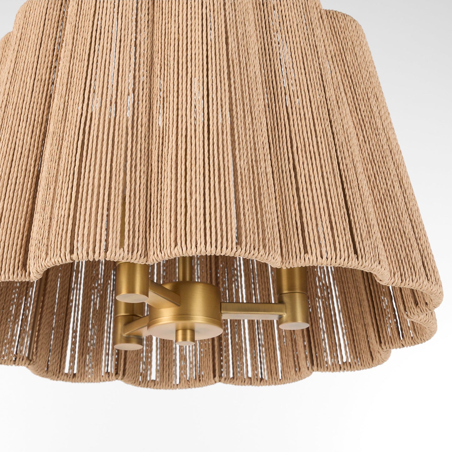 Quorum 851-3-47 Pendant, UL Damp Rated, Brushed Brass