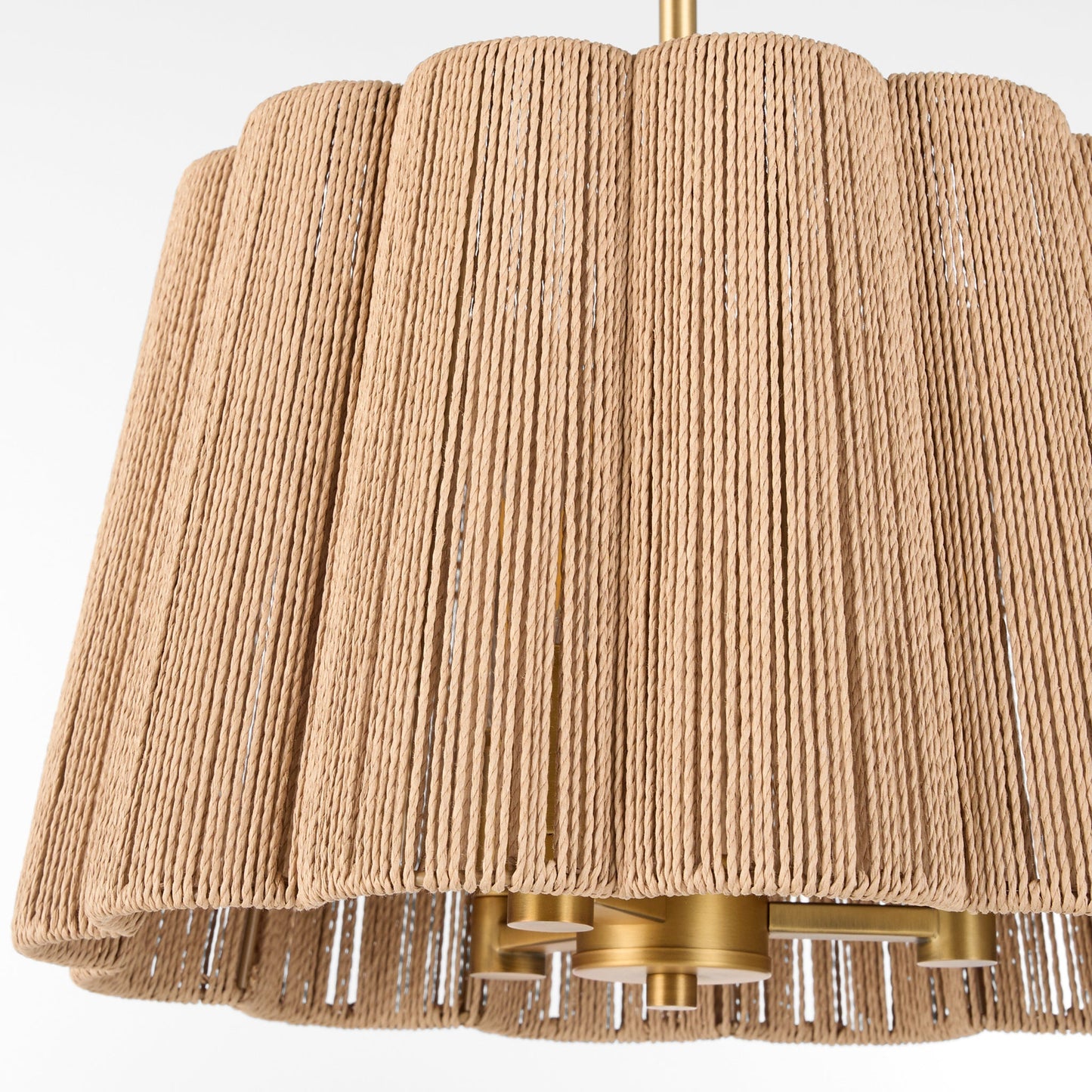 Quorum 851-3-47 Pendant, UL Damp Rated, Brushed Brass