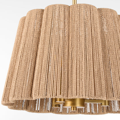 Quorum 851-3-47 Pendant, UL Damp Rated, Brushed Brass