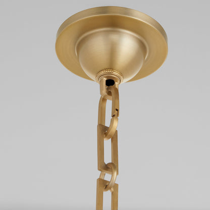 Quorum 8561-12-80 Pendant, UL Damp Rated, Aged Brass