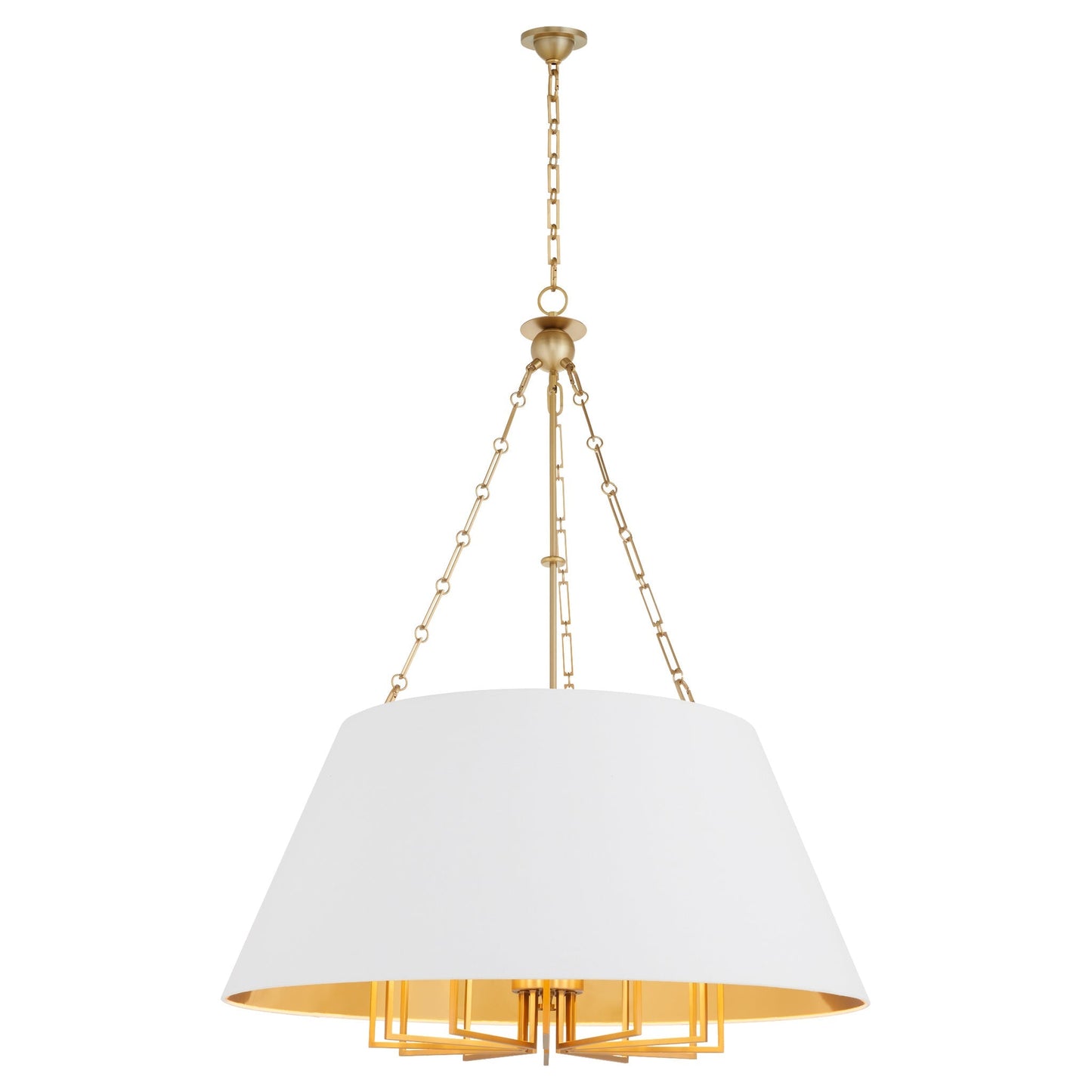 Quorum 8562-12-80 Pendant, UL Damp Rated, Aged Brass