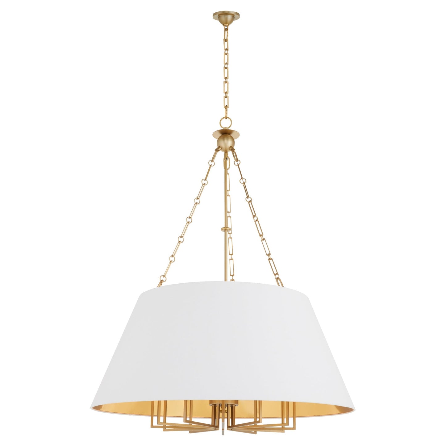 Quorum 8562-12-80 Pendant, UL Damp Rated, Aged Brass